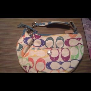 Colorful coach bag